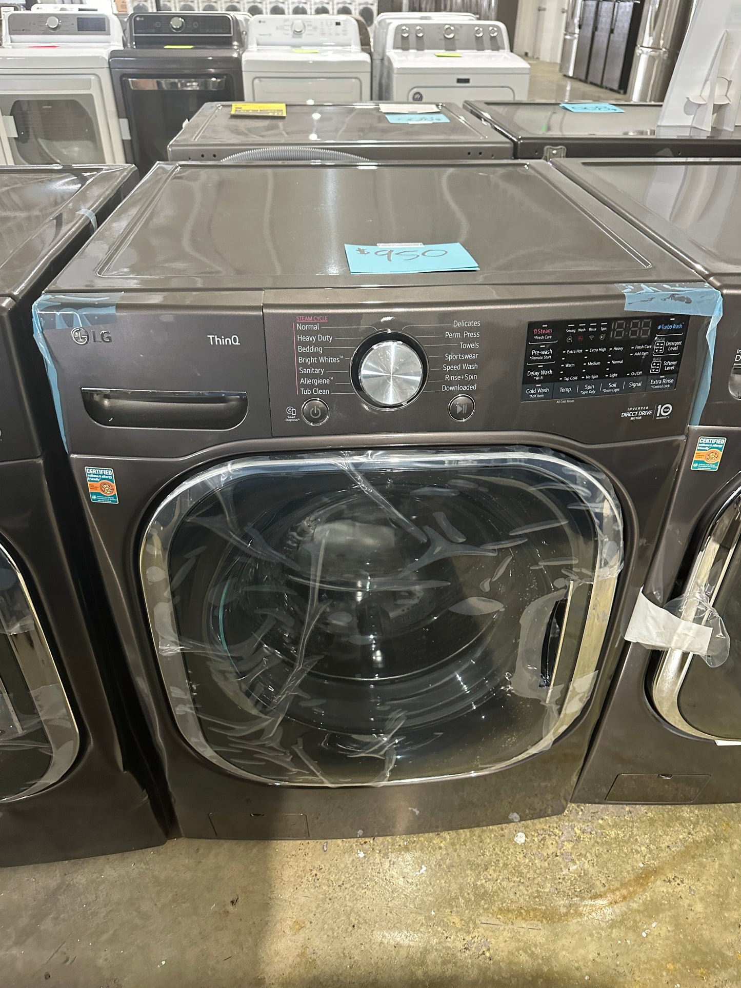 GORGEOUS NEW FRONT LOAD STACKABLE WASHER - WAS11823S WM4500HBA