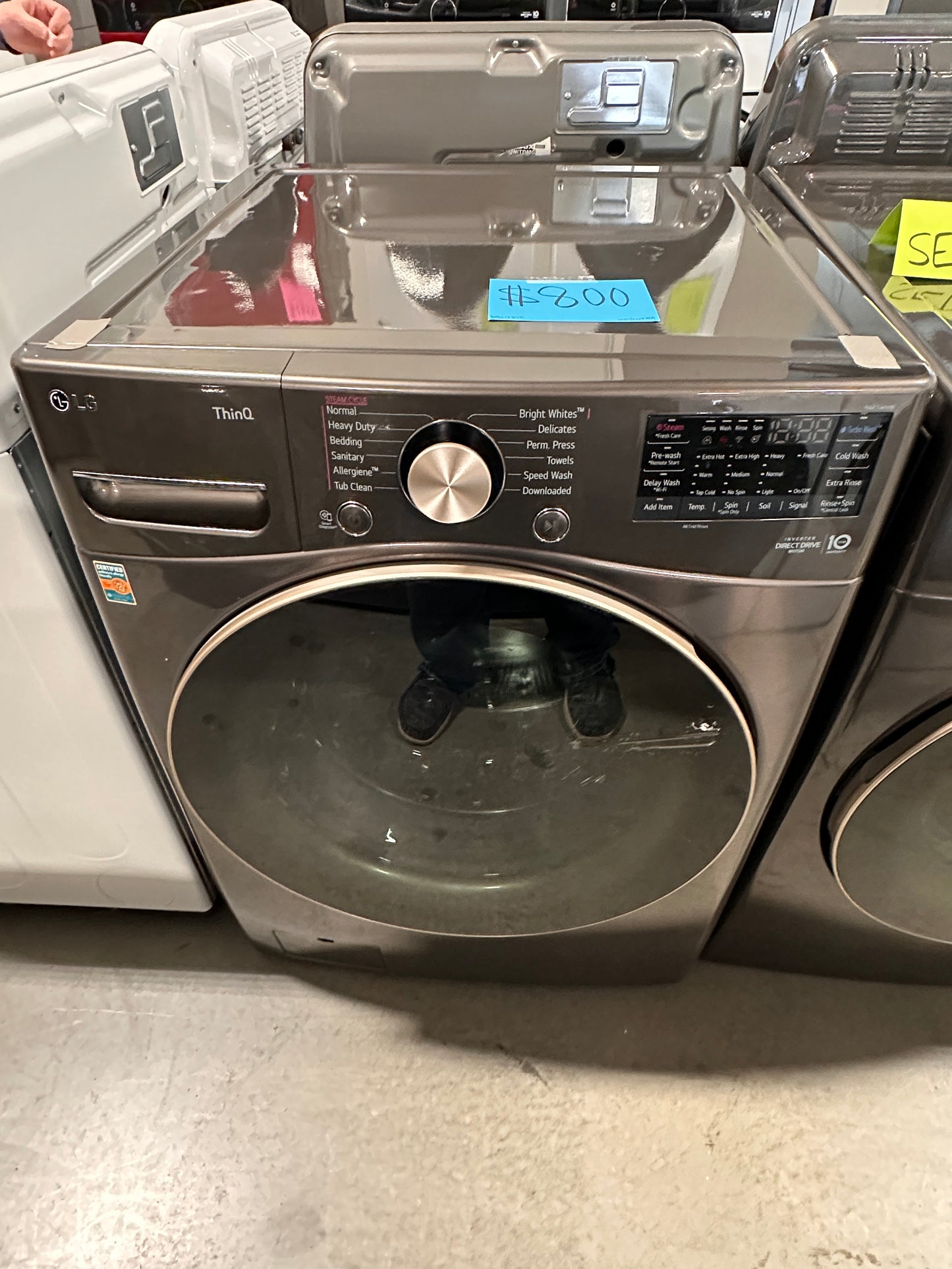 HIGH-EFFICIENCY STACKABLE FRONT LOAD WASHER - WAS12871 WM4000HBA
