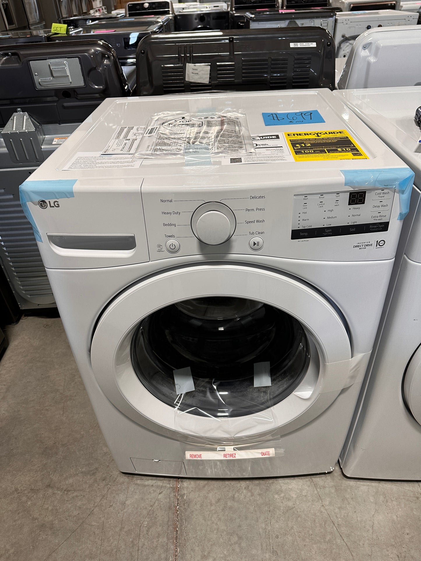 MODEL WM3400CW FRONT LOAD WASHER - WAS12902