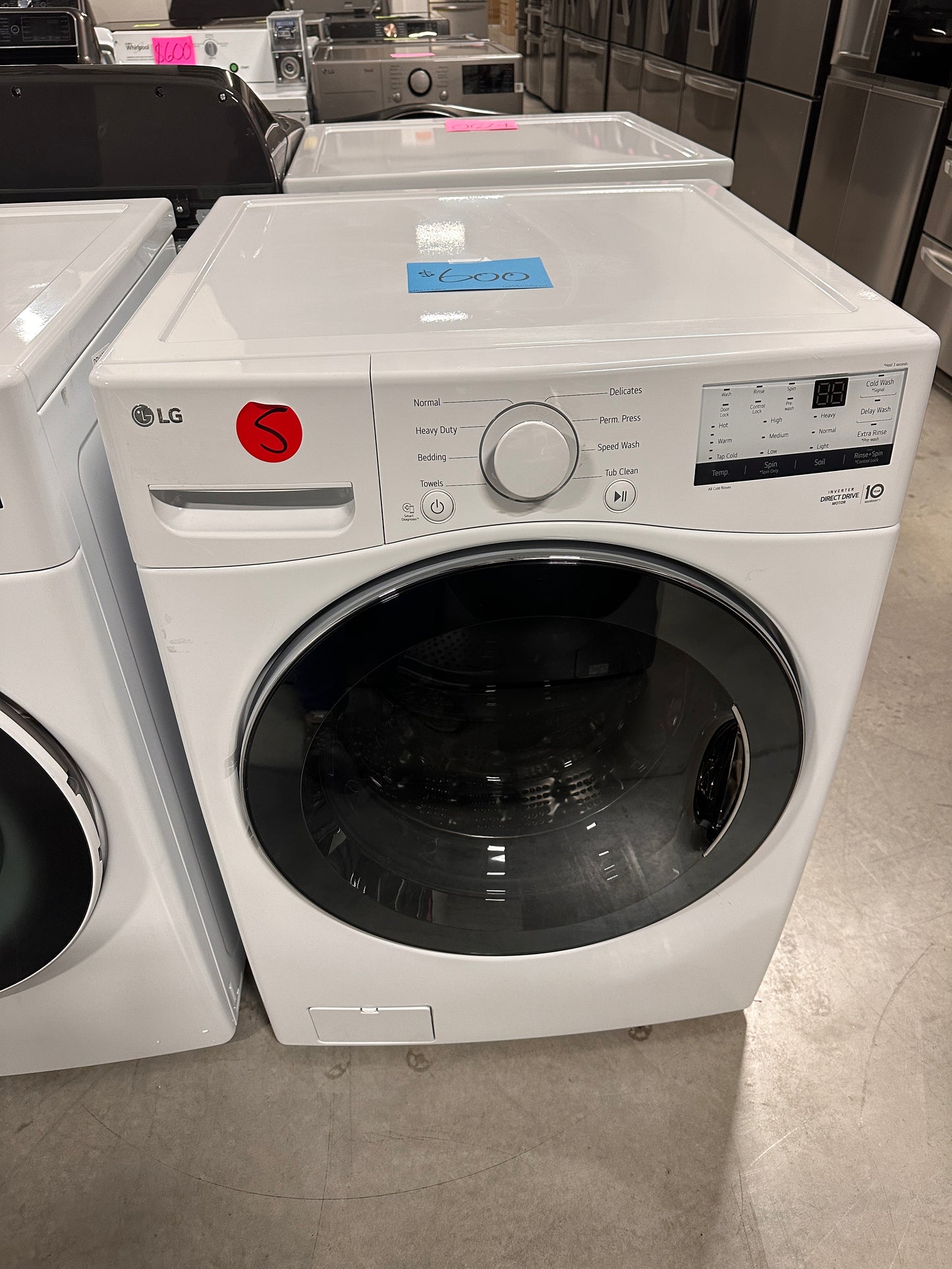 NEW STACKABLE FRONT LOAD WASHER - WAS12889 WM3400CW