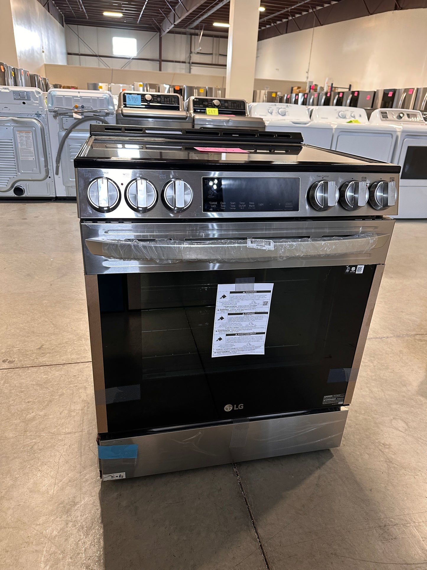 ELECTRIC CONVECTION LG RANGE with ULTRAHEAT ELEMENT - RAG11749 LSEL6333F