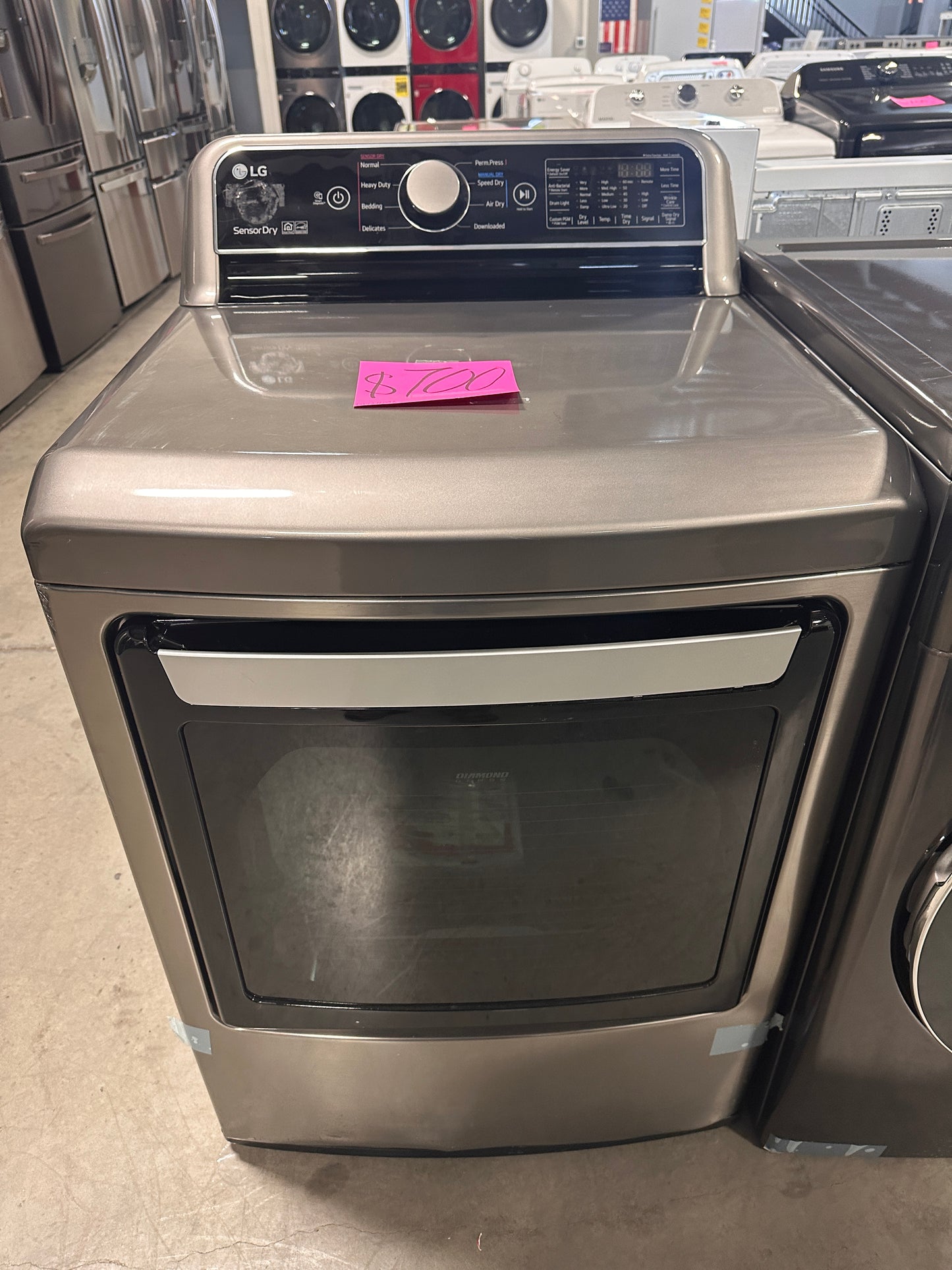 ELECTRIC LG DRYER with SENSOR DRY - DRY11783 DLE7300VE