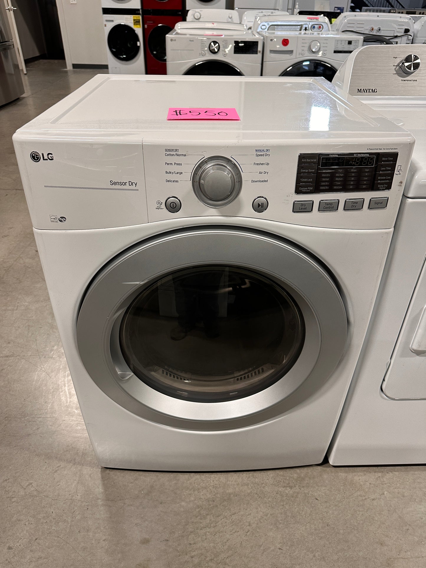 NEW ELECTRIC DRYER WITH SENSOR DRY - DRY11903 DLE3500W