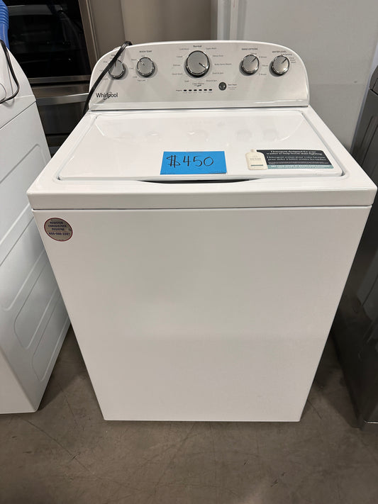 NEW TOP LOADING WHIRLPOOL WASHER - WAS12930 WTW4816FW