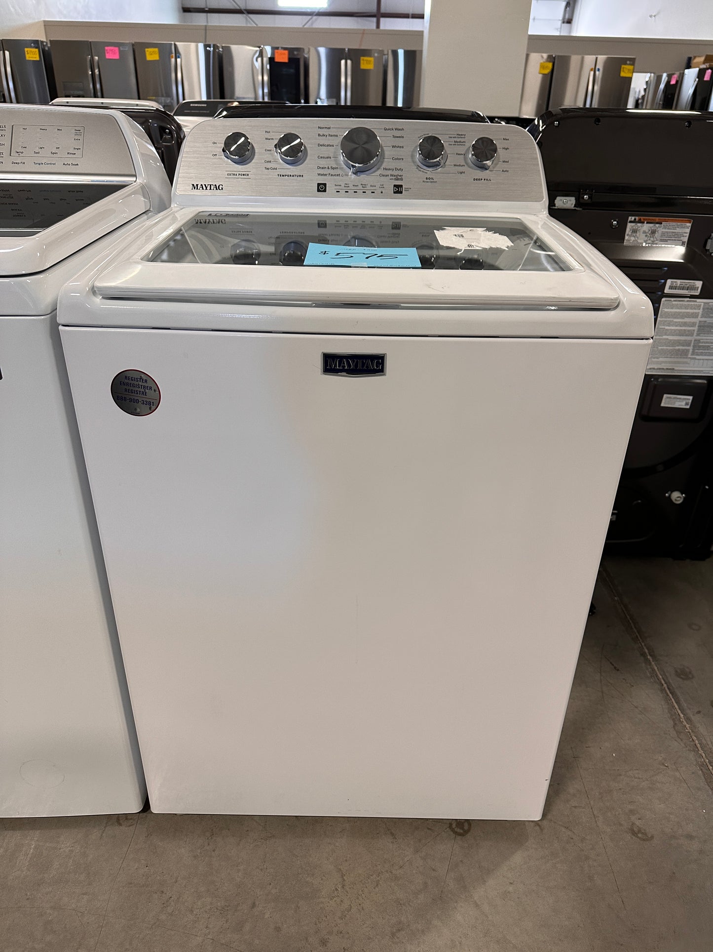 NEW MAYTAG TOP LOAD WASHER - WAS12918 MVW5430MW