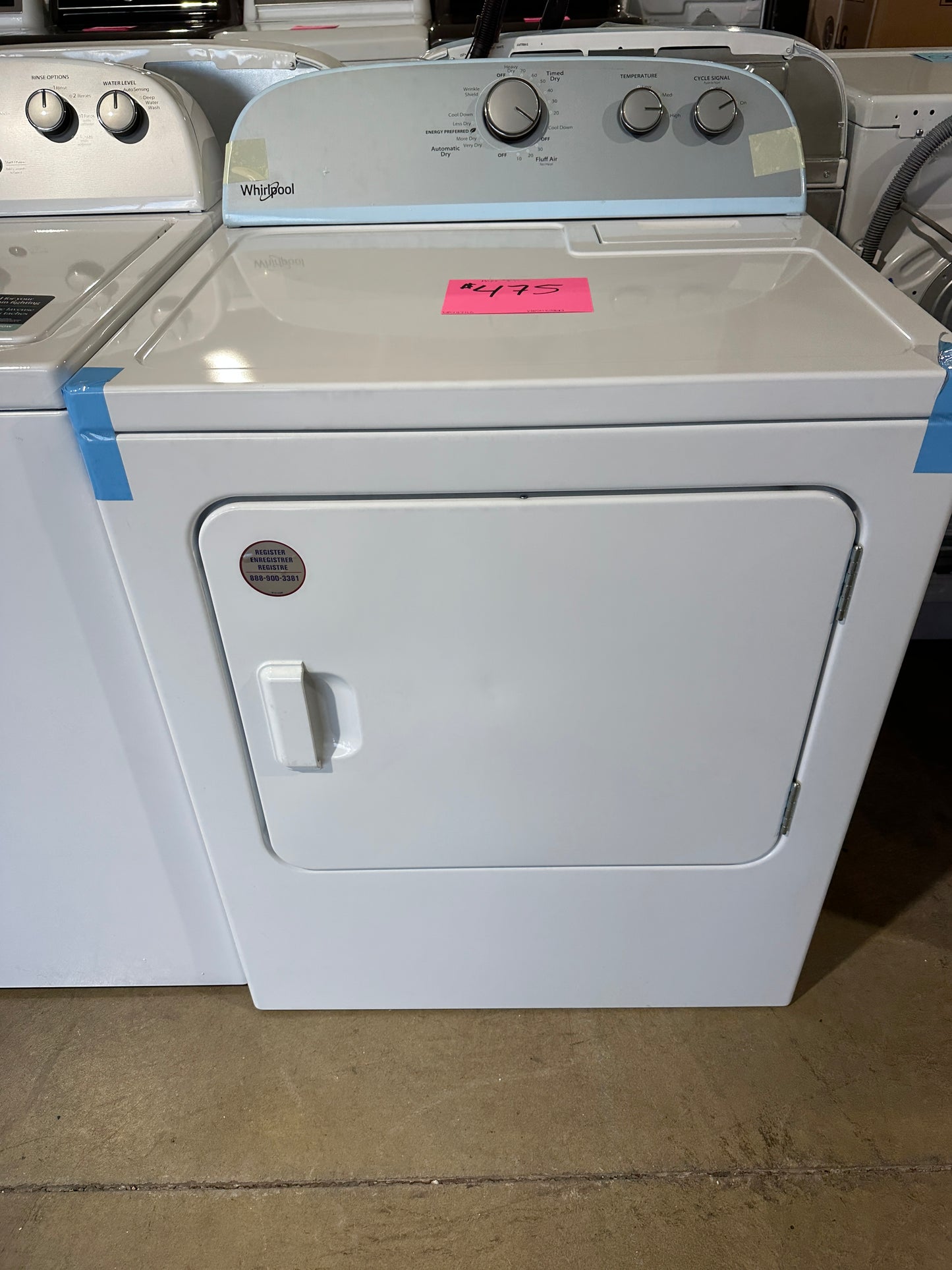 ELECTRIC DRYER WITH AUTODRY DRYING SYSTEM - DRY11711S WED4985EW