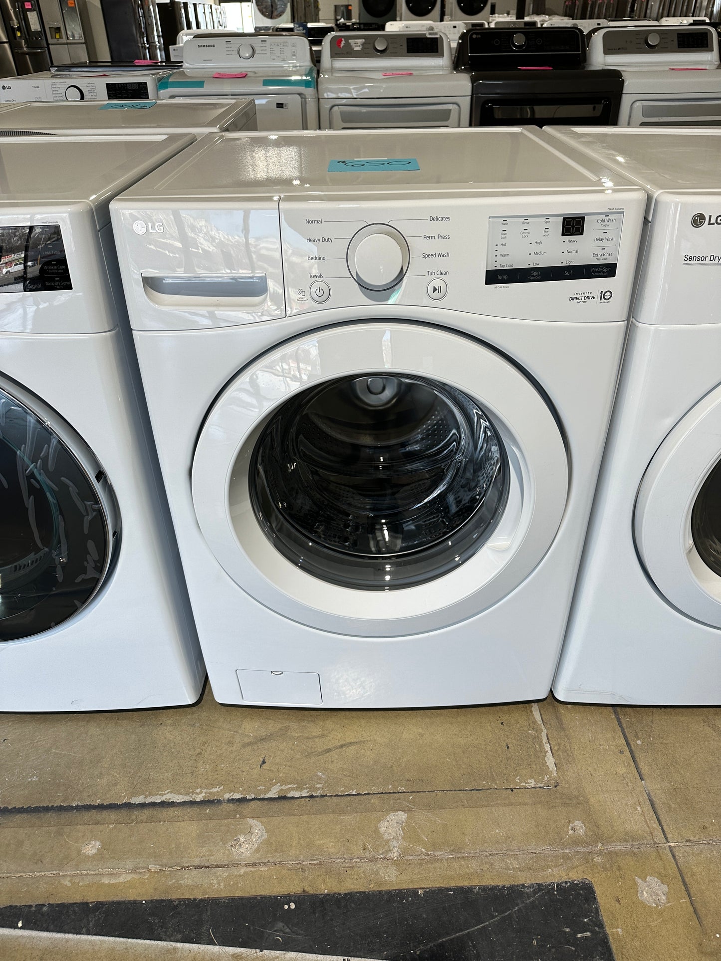 STACKABLE LG FRONT LOAD WASHER - WAS11816S WM3400CW