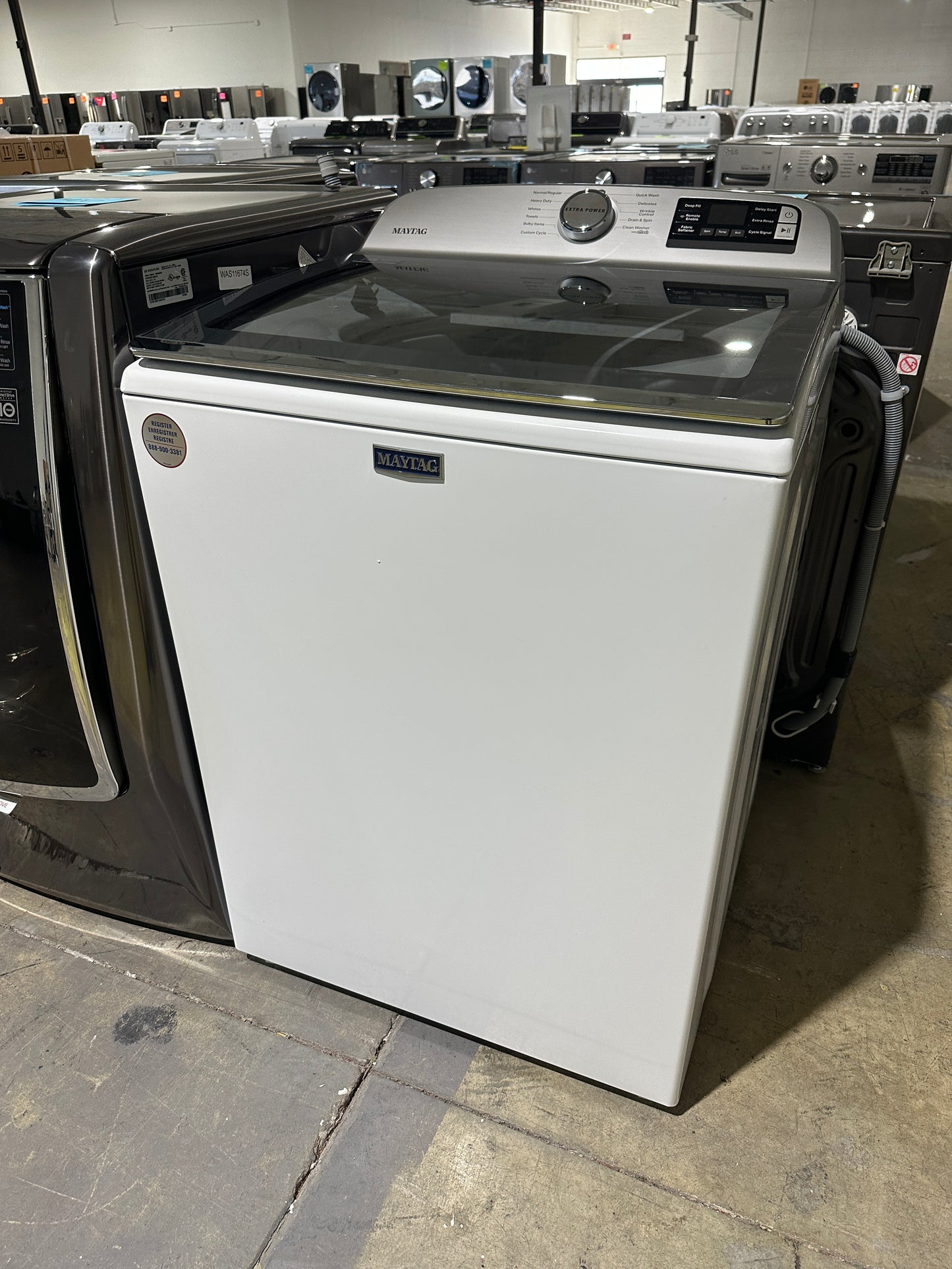 NEW MAYTAG TOP LOAD WASHER - WAS11854S MVW6230HW