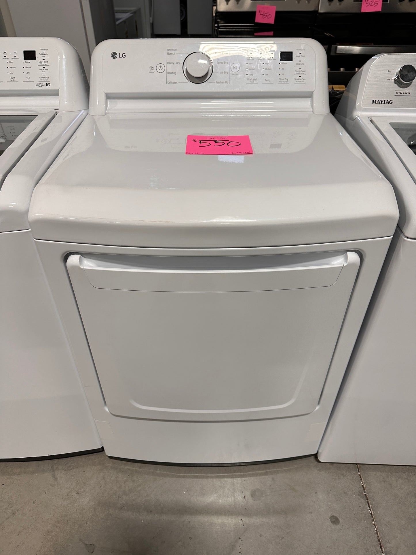 ELECTRIC DRYER WITH SENSOR DRY - DRY12279 DLE7000W