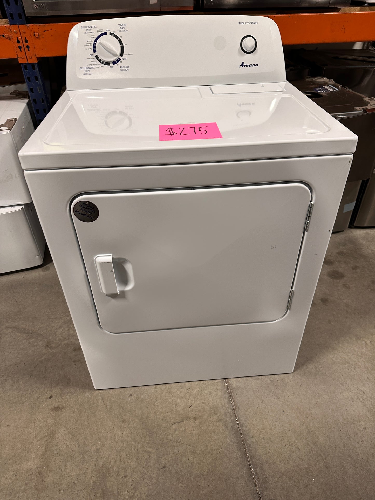 GREAT NEW ELECTRIC DRYER - DRY12287 NED4655EW