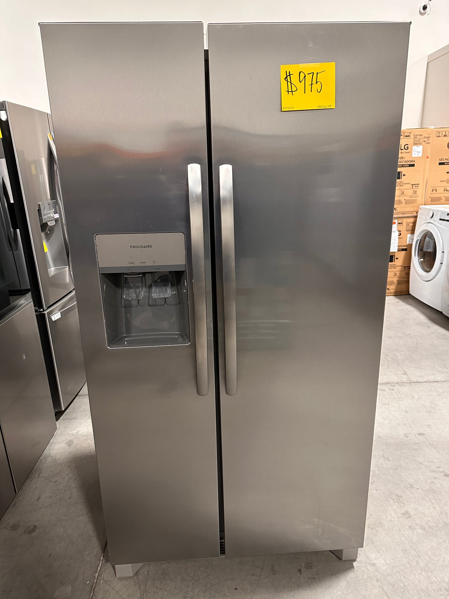 SIDE-BY-SIDE STAINLESS STEEL REFRIGERATOR - REF12773 FRSS2623AS