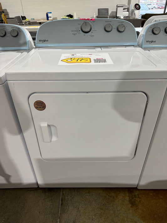 WHIRLPOOL ELECTRIC DRYER with AUTODRY - DRY11724S WED4985EW