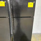 BLACK GE REFRIGERATOR - GREAT FOR GARAGE - REF12029S GIE18GTNRBB