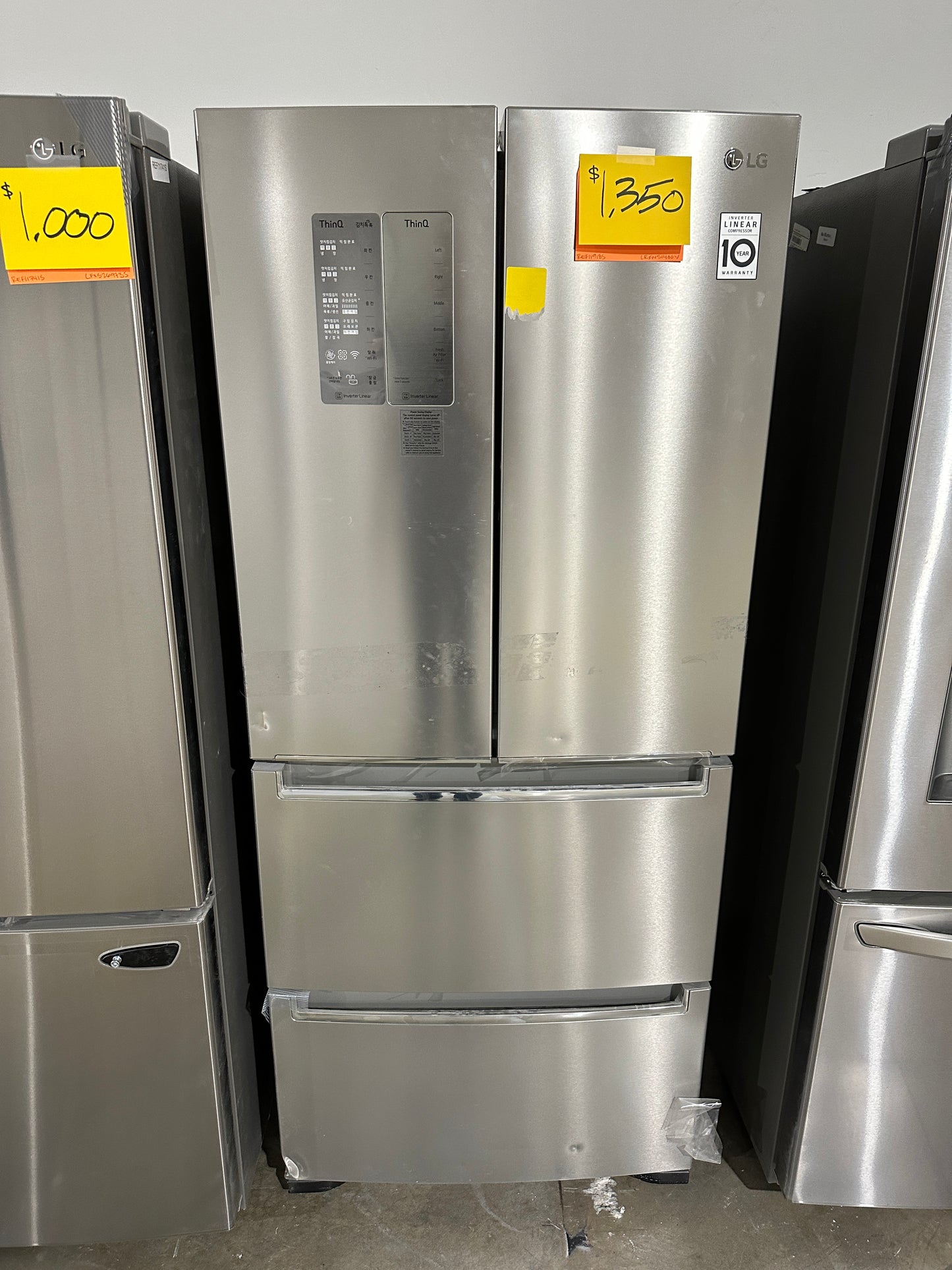 PLATINUM SILVER LG MEAL PREP REFRIGERATOR - REF11918S LRKNS1400V