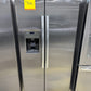 GREAT NEW GE REFRIGERATOR with EXTERNAL ICE DISPENSER - REF12022S GSE25GYPFS