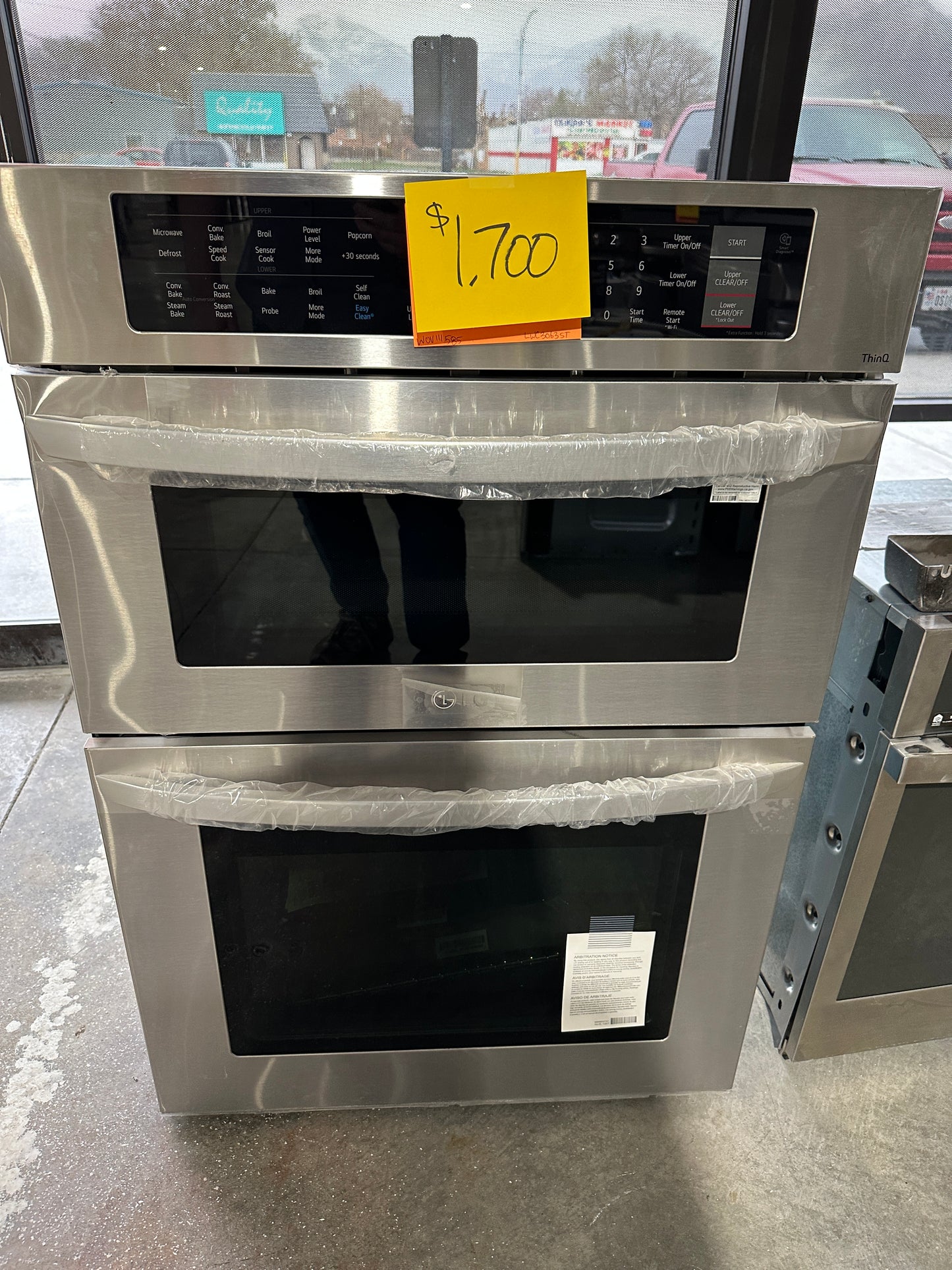 SMART COMBINATION WALL OVEN WITH MICROWAVE - WOV11158S LWC3063ST