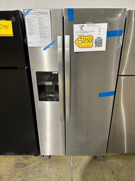 FINGERPRINT RESISTANT WHIRLPOOL REFRIGERATOR - REF12077S WRS321SDHZ