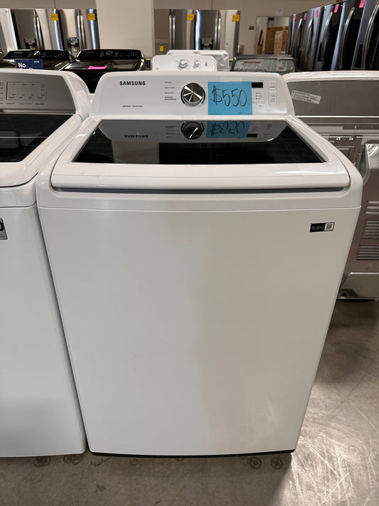 NEW TOP LOAD WASHER - SAMSUNG WASHING MACHINE - WAS12957 WA45T3200AW