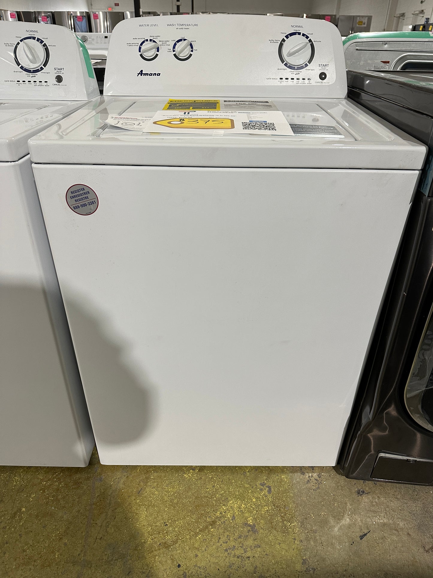 GREAT NEW AMANA TOP LOAD WASHER - WAS11856S NTW4516FW