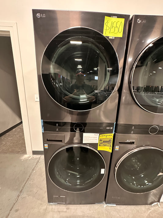 NEW STACKED SMART FRONT LOAD WASHER GAS DRYER - WAS12865 WKGX201HBA