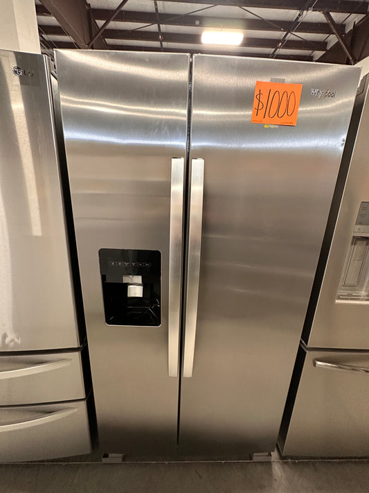 NEW SIDE-BY-SIDE WHIRLPOOL REFRIGERATOR - REF12758 WRS325SDHZ