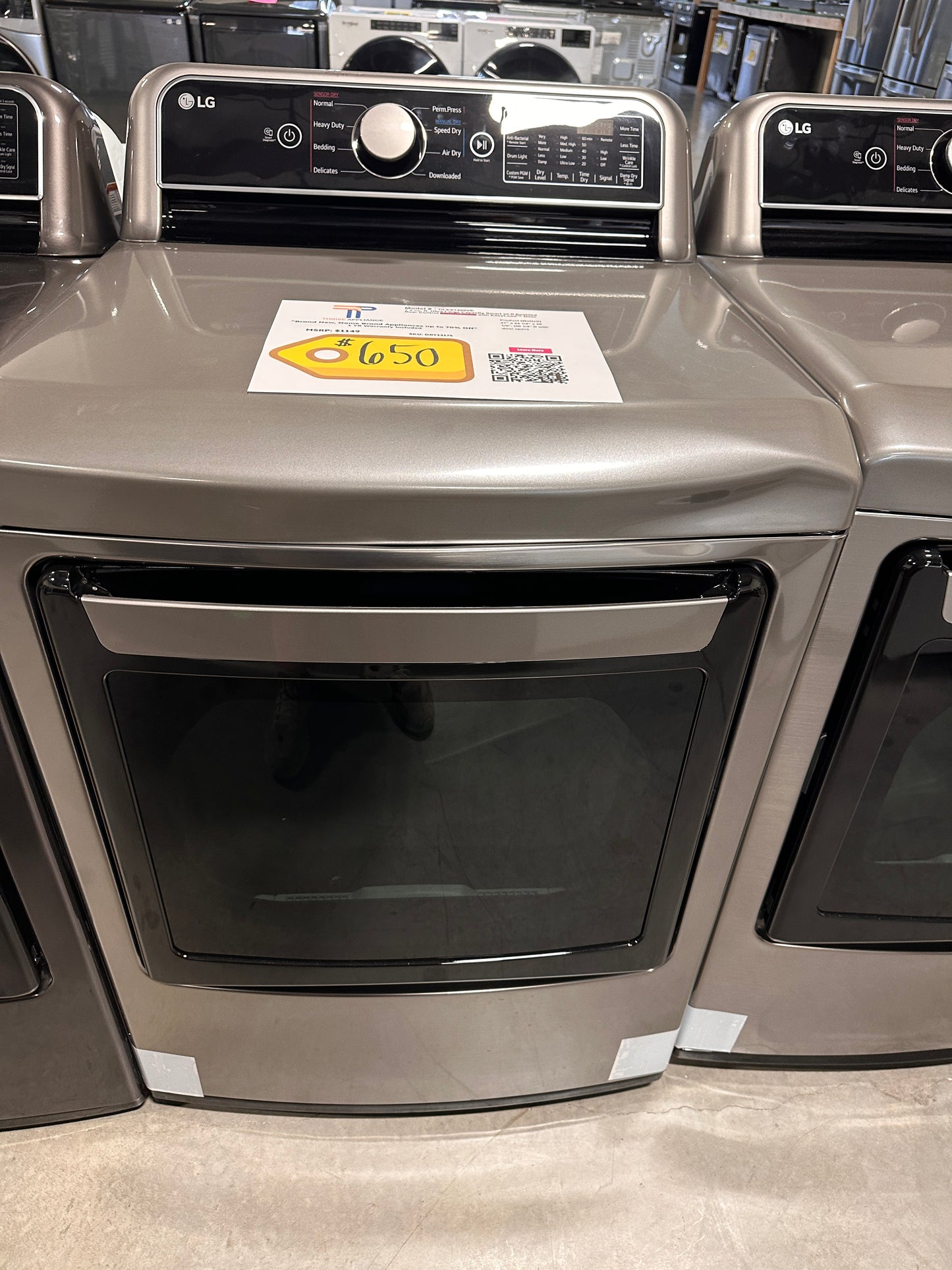 ELECTRIC DRYER with EASY LOAD DOOR - DRY12176 DLE7400VE