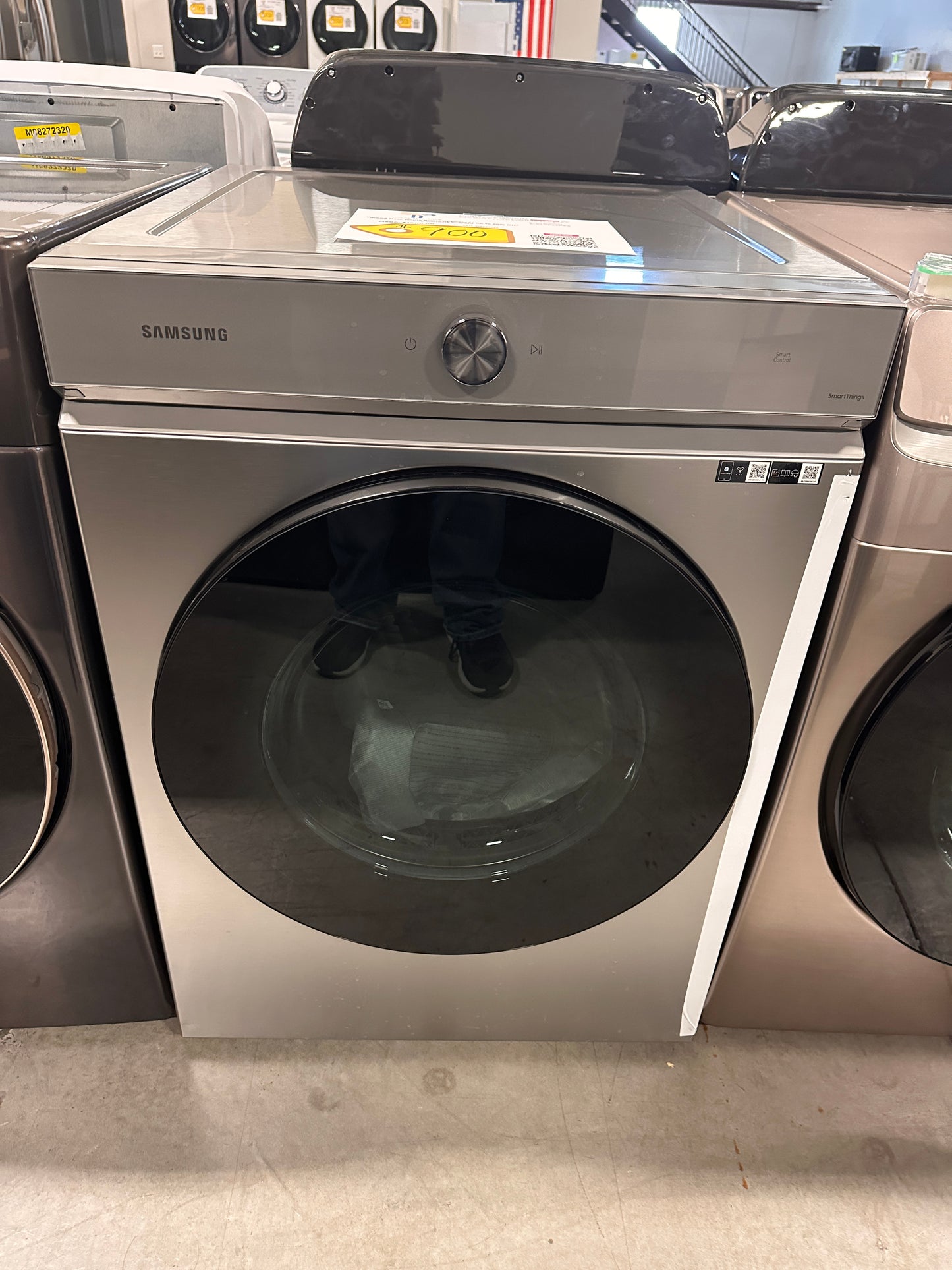 SAMSUNG ELECTRIC DRYER with SUPER SPEED DRY - DRY12296 DVE53BB8700TA3