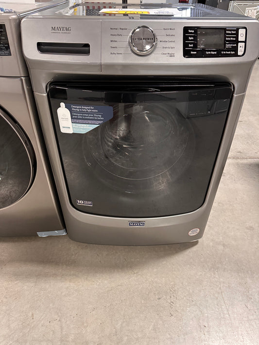 Front Load Washer with Steam and Extra Power Button - Model:MHW5630MBK  WAS12970