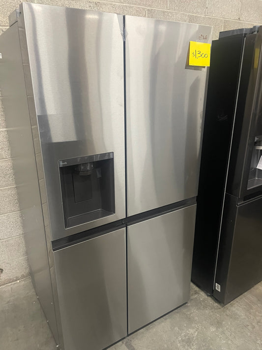 LG - 27.2 cu ft Side by Side Refrigerator - Stainless steel REF11908S